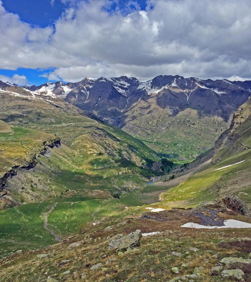 Haute Vallée de Freissinières dans le Massif des E
