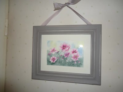 Œuvre de marie: petite aquarelle fleurie