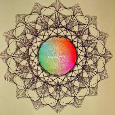 Œuvre de bnadine: fleur de dentelle...