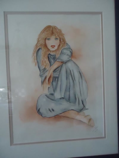 Œuvre de marie: la sauvageonne d'après Sara Moon