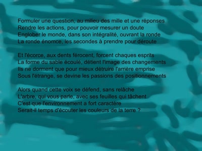 Pensées à la fragilité